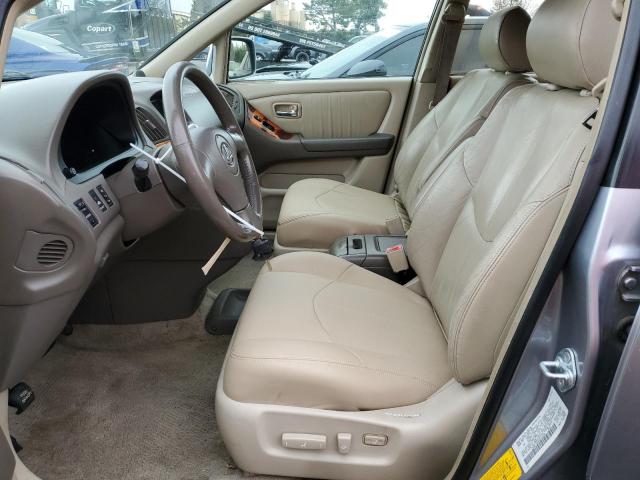 JTJGF10UX20134150 - 2002 LEXUS RX 300 SILVER photo 7