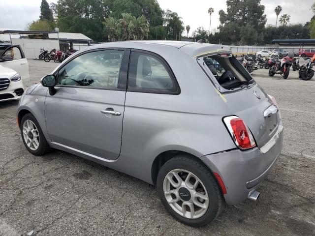 3C3CFFARXFT710051 - 2015 FIAT 500 POP GRAY photo 2