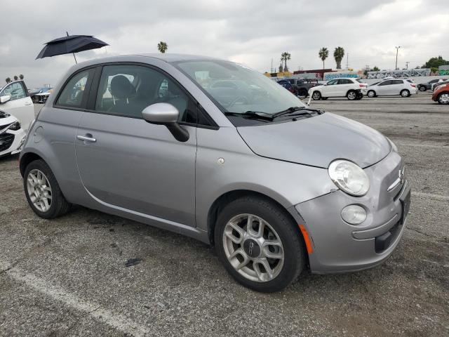 3C3CFFARXFT710051 - 2015 FIAT 500 POP GRAY photo 4