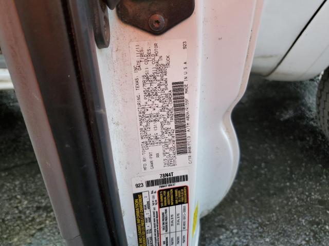 5TFUX4EN9CX010742 - 2012 TOYOTA TACOMA ACCESS CAB Ақ фото 12