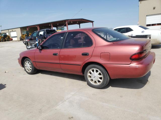 1Y1SK5264VZ414835 - 1997 GEO PRIZM BASE BURGUNDY photo 2