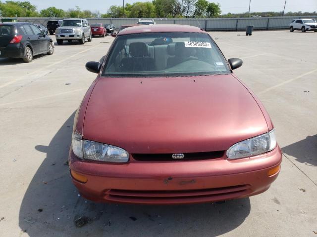 1Y1SK5264VZ414835 - 1997 GEO PRIZM BASE BURGUNDY photo 5