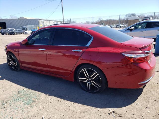 1HGCR2F19HA255302 - 2017 HONDA ACCORD SPORT SPECIAL EDITION RED photo 2