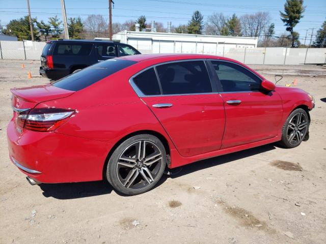 1HGCR2F19HA255302 - 2017 HONDA ACCORD SPORT SPECIAL EDITION RED photo 3