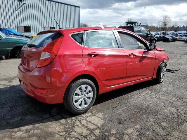 KMHCT5AE9FU213411 - 2015 HYUNDAI ACCENT GS RED photo 3