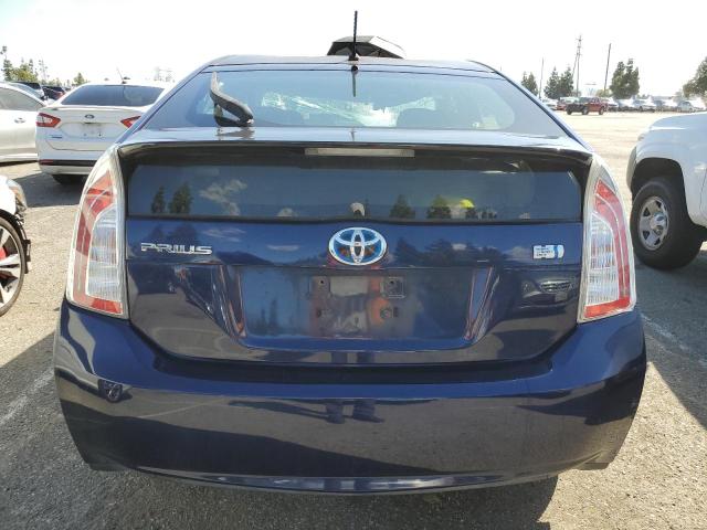 JTDKN3DU2D0343679 - 2013 TOYOTA PRIUS BLUE photo 6