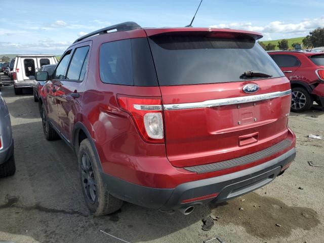 1FM5K8B86EGA13816 - 2014 FORD EXPLORER RED photo 2