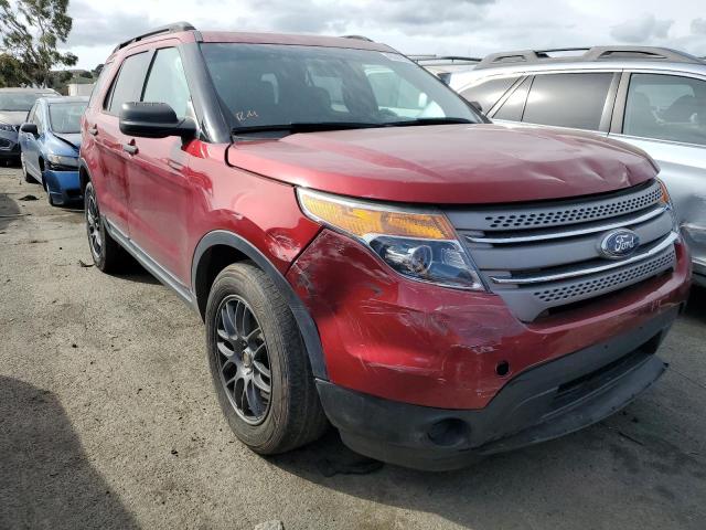 1FM5K8B86EGA13816 - 2014 FORD EXPLORER RED photo 4