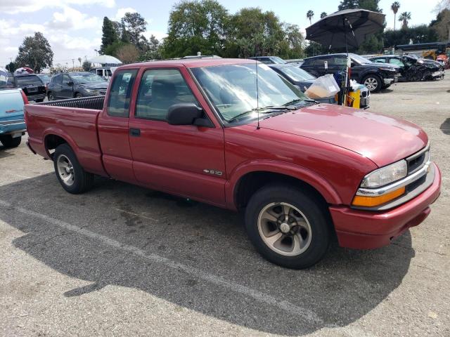 1GCCS1946X8141122 - 1999 CHEVROLET S TRUCK S10 RED photo 4