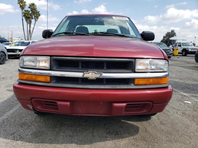 1GCCS1946X8141122 - 1999 CHEVROLET S TRUCK S10 RED photo 5