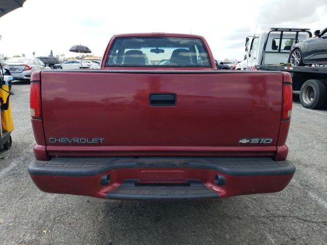 1GCCS1946X8141122 - 1999 CHEVROLET S TRUCK S10 RED photo 6