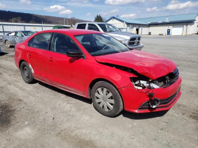 3VW1K7AJ3FM269059 - 2015 VOLKSWAGEN JETTA BASE Կարմիր լուսանկար 4
