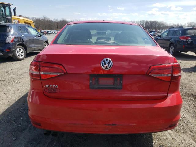 3VW1K7AJ3FM269059 - 2015 VOLKSWAGEN JETTA BASE Կարմիր լուսանկար 6