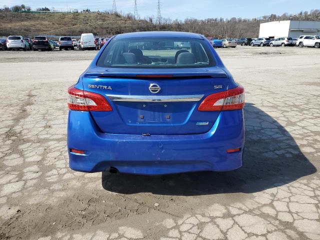 3N1AB7AP2DL705476 - 2013 NISSAN SENTRA S BLUE photo 6