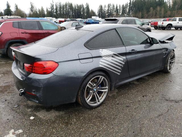 WBS3R9C52FK330792 - 2015 BMW M4 GRAY photo 3