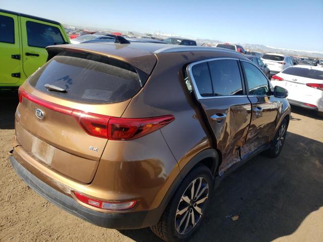 KNDPNCAC7H7291027 - 2017 KIA SPORTAGE EX BROWN photo 3