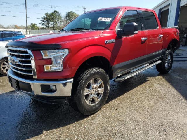 1FTEW1EF8FFC57775 - 2015 FORD F150 SUPERCREW RED photo 1