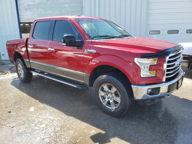 1FTEW1EF8FFC57775 - 2015 FORD F150 SUPERCREW RED photo 4
