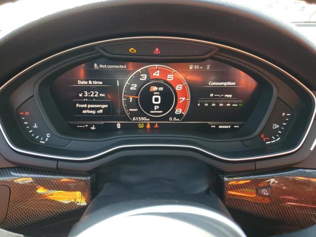 WAUB4CF59JA117053 - 2018 AUDI S5 PREMIUM PLUS ვერცხლისფერი ფოტო 9