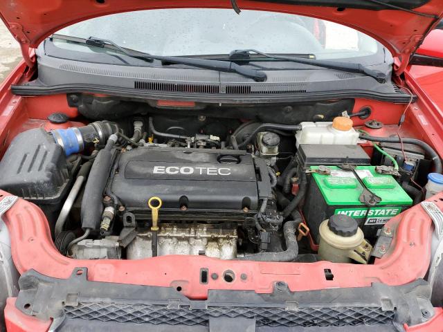 KL1TD5DEXAB093904 - 2010 CHEVROLET AVEO LS Qırmızı foto 11