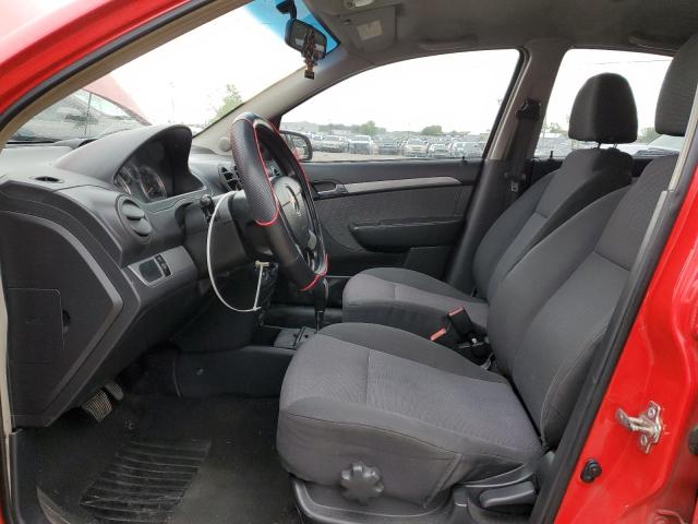KL1TD5DEXAB093904 - 2010 CHEVROLET AVEO LS Qırmızı foto 7