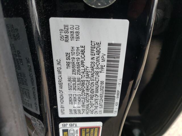 5J8TC2H53LL002166 - 2020 ACURA RDX TECHNOLOGY BLACK photo 13