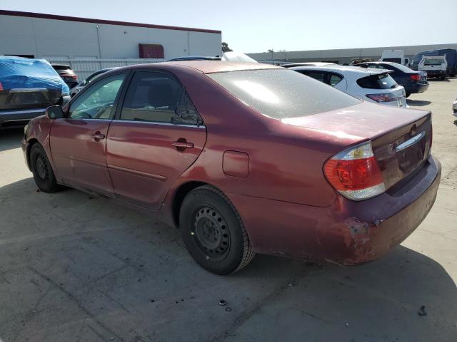 4T1BE32K45U088623 - 2005 TOYOTA CAMRY LE RED photo 2