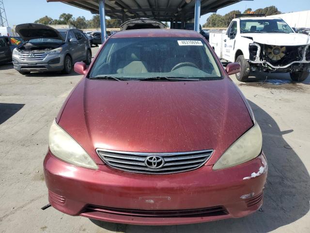 4T1BE32K45U088623 - 2005 TOYOTA CAMRY LE RED photo 5