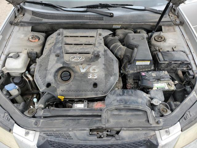 5NPET46F38H384225 - 2008 HYUNDAI SONATA GLS SILVER photo 11