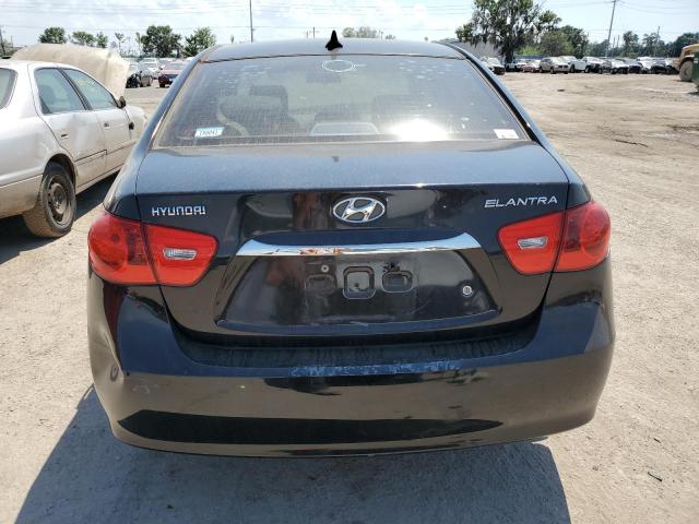 KMHDU4AD7AU934094 - 2010 HYUNDAI ELANTRA BLUE BLACK photo 6