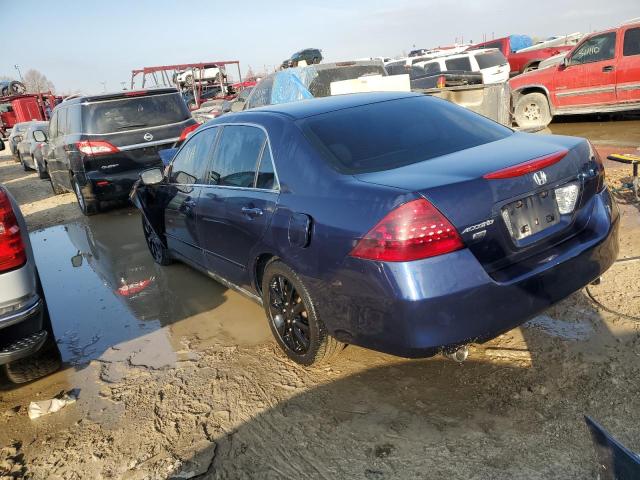 1HGCM66336A071817 - 2006 HONDA ACCORD LX BLUE photo 2