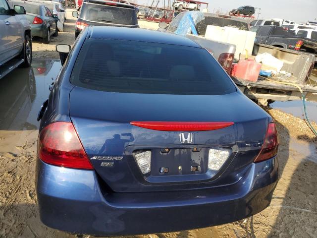 1HGCM66336A071817 - 2006 HONDA ACCORD LX BLUE photo 6