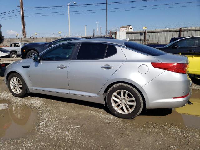 KNAGM4A74D5378141 - 2013 KIA OPTIMA LX SILVER photo 2