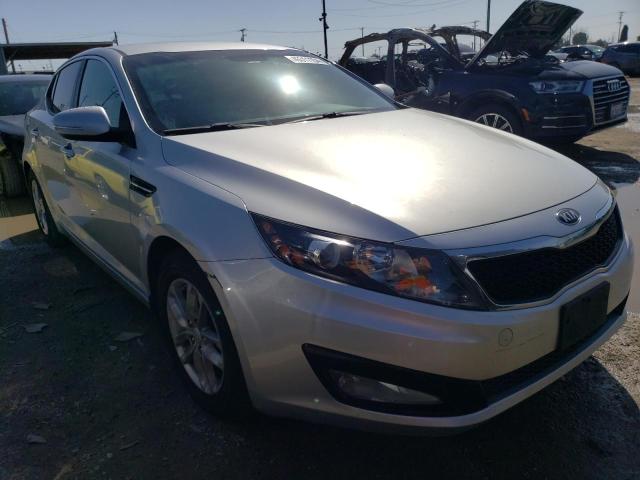 KNAGM4A74D5378141 - 2013 KIA OPTIMA LX SILVER photo 4