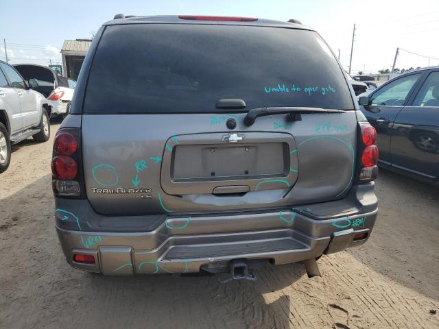 1GNDS13S982103892 - 2008 CHEVROLET TRAILBLAZE LS GRAY photo 6