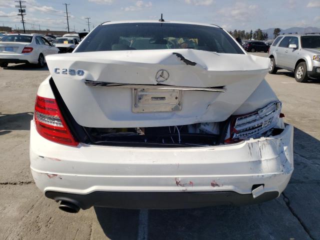 WDDGF4HB0EA936251 - 2014 MERCEDES-BENZ C 250 WHITE photo 6