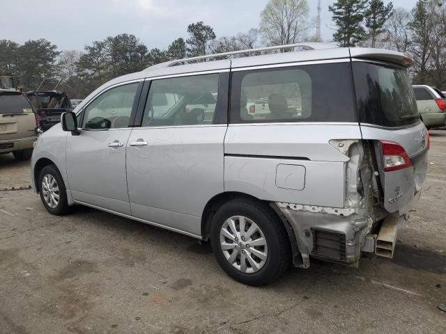 JN8AE2KP1F9121771 - 2015 NISSAN QUEST S SILVER photo 2