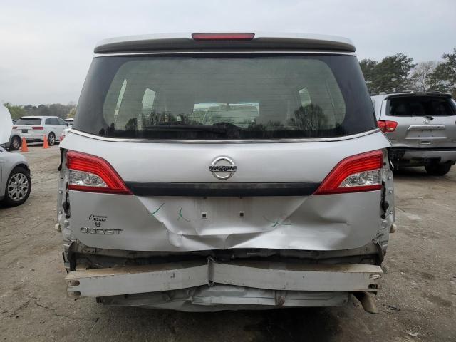 JN8AE2KP1F9121771 - 2015 NISSAN QUEST S SILVER photo 6