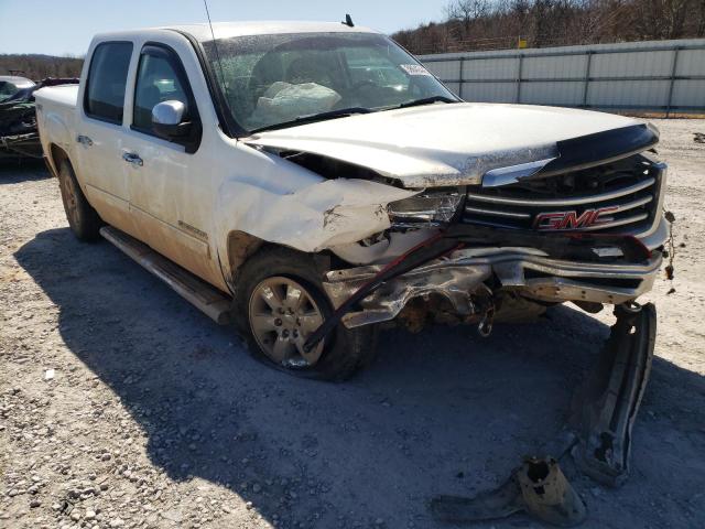 3GTP2VE76DG149445 - 2013 GMC SIERRA K1500 SLE WHITE photo 1