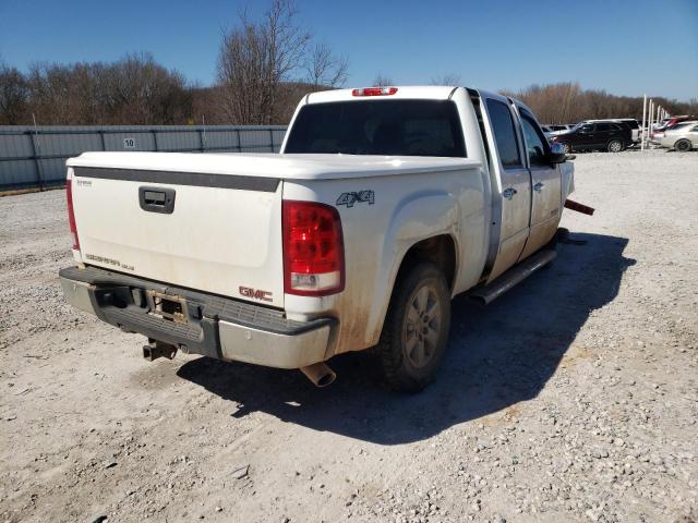 3GTP2VE76DG149445 - 2013 GMC SIERRA K1500 SLE WHITE photo 4