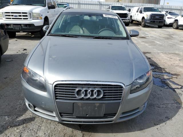 WAUKG78E76A080667 - 2006 AUDI A4 3.2 AVANT QUATTRO GRAY photo 5