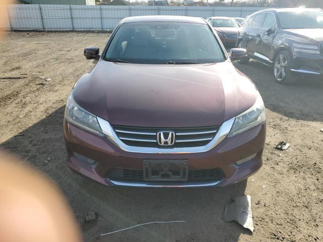 1HGCR2F88FA054078 - 2015 HONDA ACCORD EXL BURGUNDY photo 5