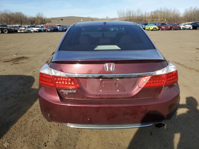 1HGCR2F88FA054078 - 2015 HONDA ACCORD EXL BURGUNDY photo 6