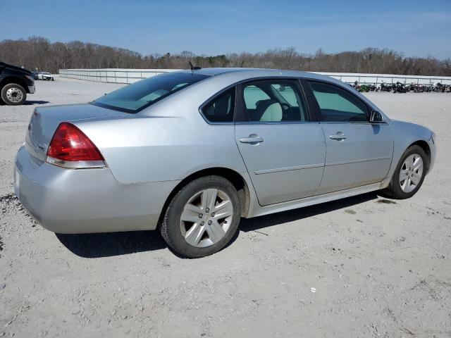 2G1WF5EK3B1297250 - 2011 CHEVROLET IMPALA LS SILVER photo 3