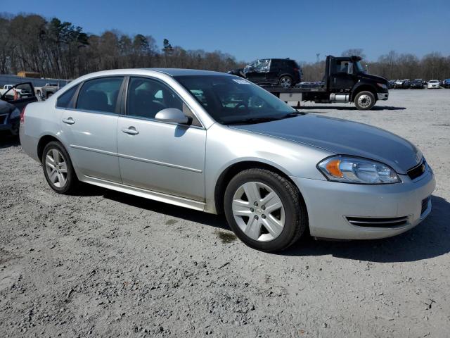 2G1WF5EK3B1297250 - 2011 CHEVROLET IMPALA LS SILVER photo 4