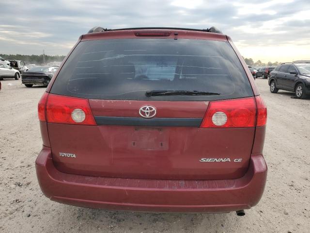 5TDZK23C37S059019 - 2007 TOYOTA SIENNA CE RED photo 6