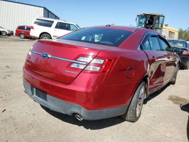 1FAHP2F81EG168967 - 2014 FORD TAURUS LIMITED RED photo 3