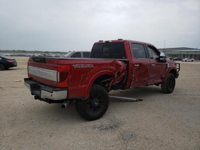 1FT7W2BN7NEC32428 - 2022 FORD F250 SUPER DUTY RED photo 3