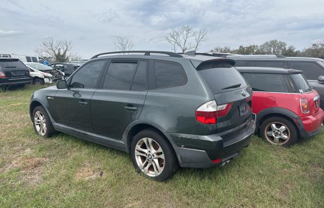 WBXPC93437WF08288 - 2007 BMW X3 3.0SI GREEN photo 3