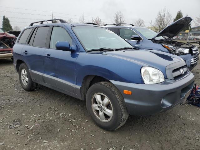 KM8SC13D26U107844 - 2006 HYUNDAI SANTA FE GLS BLUE photo 4